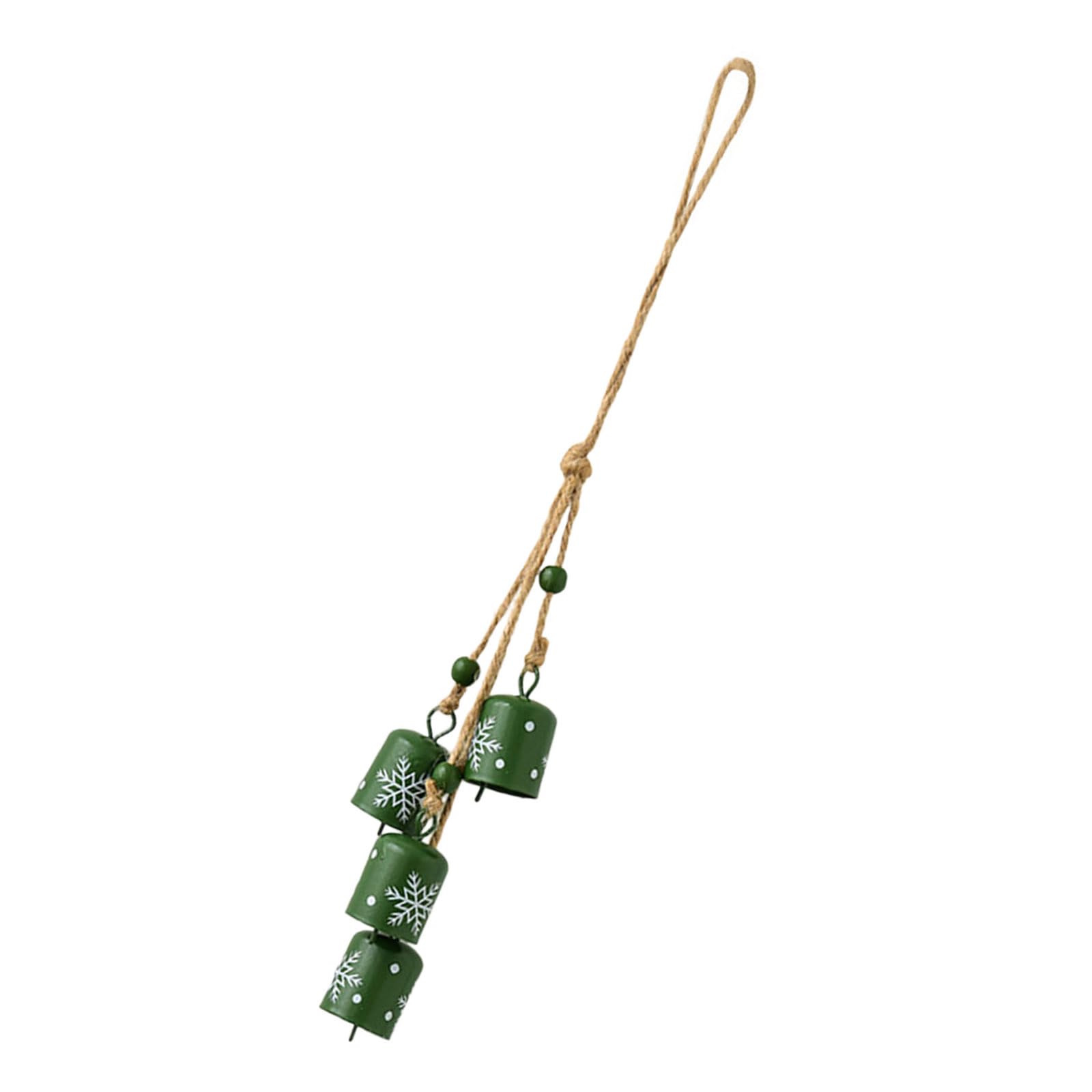 Tfaoys Green Iron Snowflake Air Carillons Christmas Decoration With Clear Musical Sound Sixteen Hundred Kids Animals Iron Snowflake Carillons Christmas Garnishes