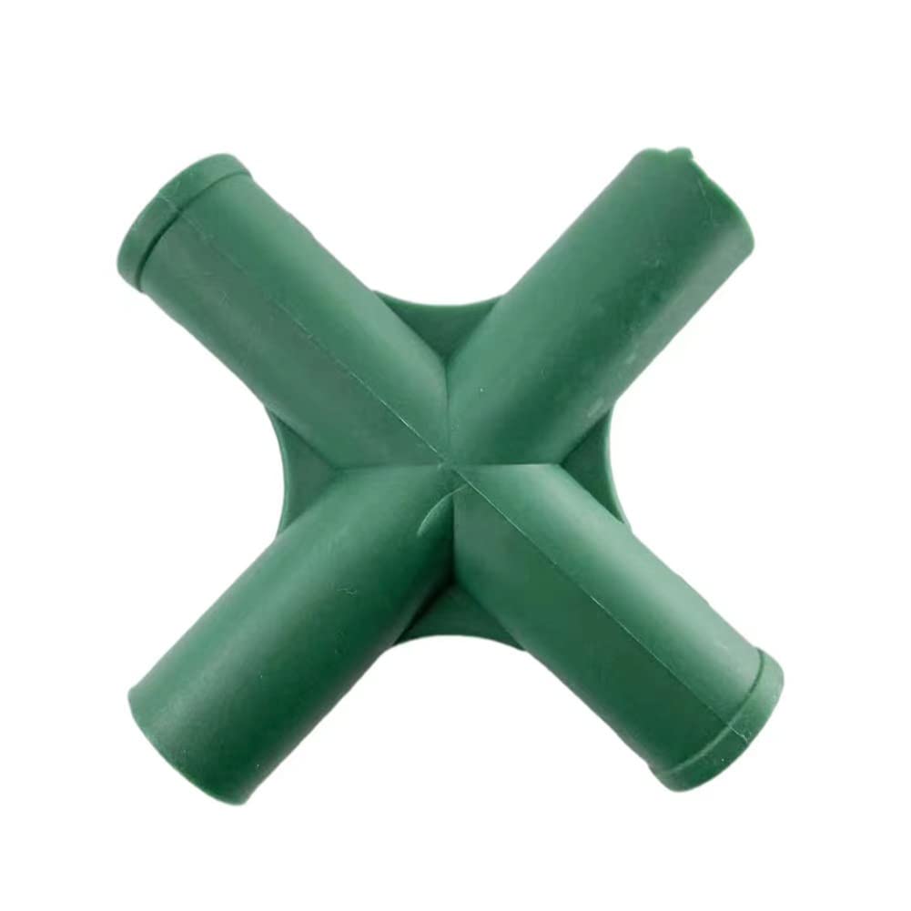 8 giunti per telaio serra, 19 mm, supporto solido per viti, tubi resistenti, in PVC, staffa per tenda da sole (1