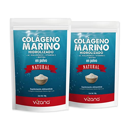 colageno hidrolizado marino con acido hialuronico Marca Vizana Nutrition