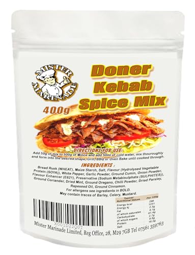 MISTER MARINADE Fakeaway Night In Doner Kebab Seasoning Spice Mix (400g)