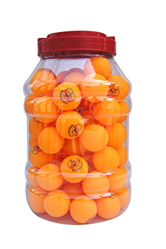 Image of Stag Two Star Plastic Table Tennis Ball, 40mm Pack of 30 (Orange)