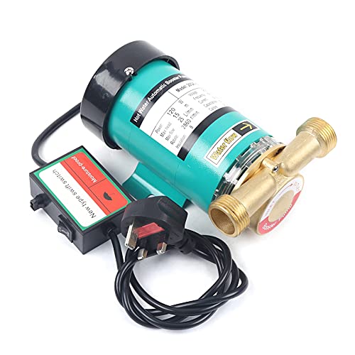 Pompe Surpresseur 120W Autocontrole Débit D'eau 2850r/min Débit Maximum 25L Surpresseur Eau Pompe à Eau pour Pomper de L'eau Garage, Remplir Étang ou Augmenter Pression Tuyau D'arrosage