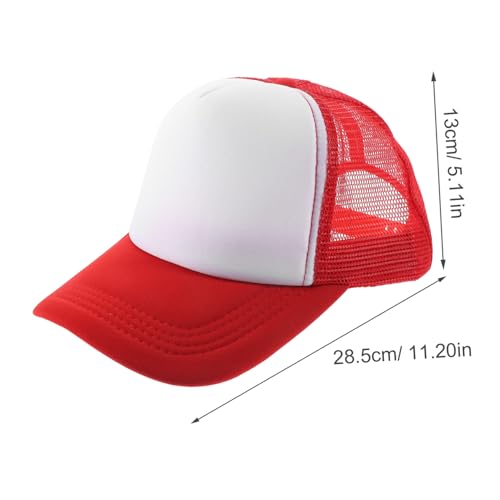 Casquettes de baseball pour transfert thermique légères en résille Kisangel