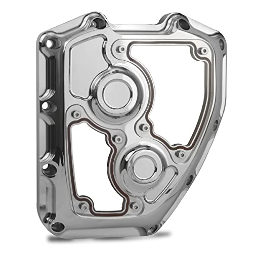 INDNICE Chromed see through clarity Cam Cover For Harley Twin Cam Street Glide FLHX road king FLHR 06-16 softail Fat Boy FLSTF 01-17 Dyna