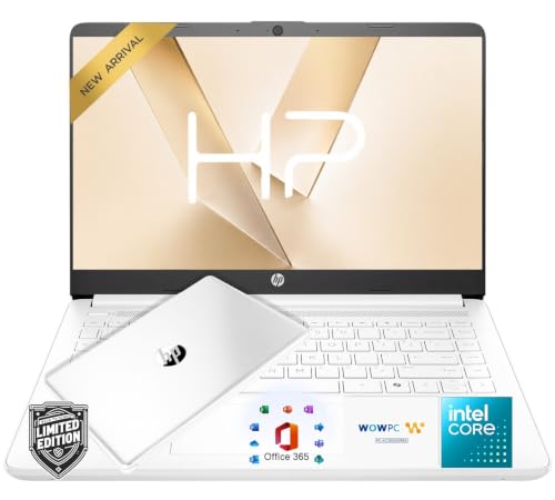 Image of HP 14 inch Everyday Laptop • Copilot AI • Intel Processor • 8GB RAM • 128GB SSD + 1TB Cloud Storage • Microsoft 365 • Windows 11 • Fast Charge and Long Battery Life • Thin & Portable