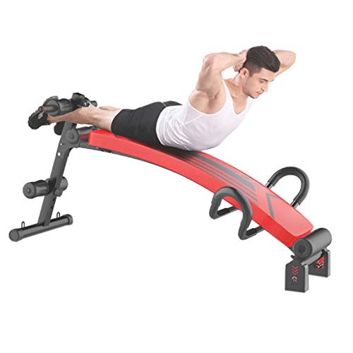 cobcob Weight Benchs,Adjustable hWorkout Bench Sit Up Incline Abs Benchs Foldable Utility Bench Multi-Functional Strength Training Fitness Workout Station for Home Gym Adjustable Height (Black)