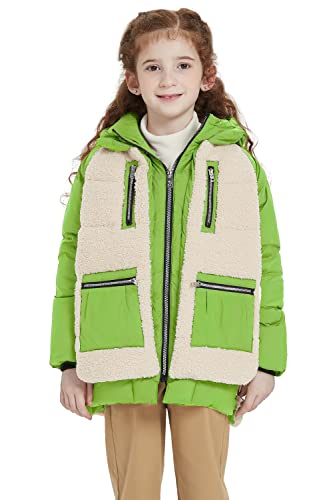 Orolay Boy's Fleece Down Coat Boy's Thickened Winter Puffer Down