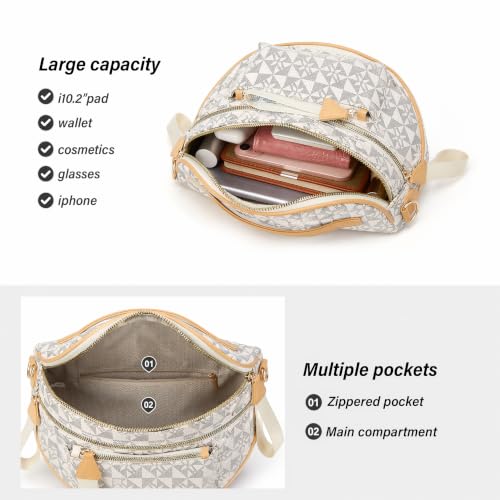 Image of Makes Checkered Crossbody Bag Bum Bag for Women with Pouch
