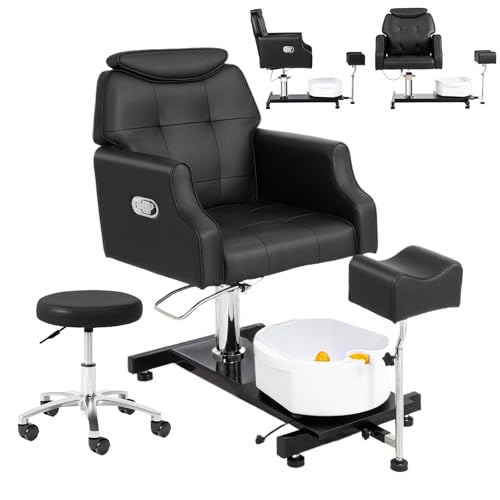 OmySalon 360° Rotation Hydraulic Pedicure Chair