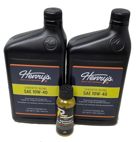 Aceite motor mezcla sintética Henry's 10W-40 pack 2