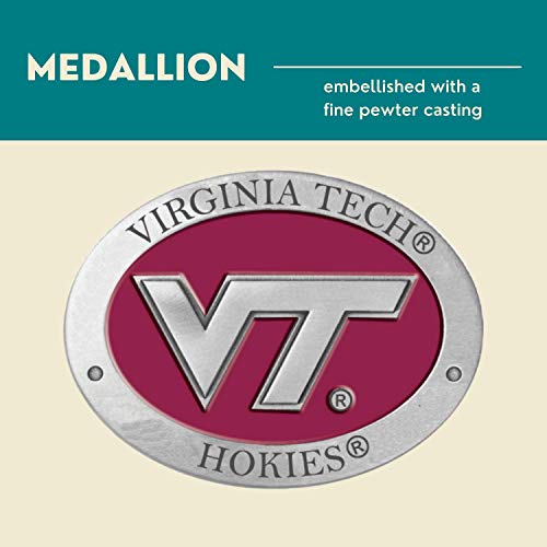 Image of Heritage Pewter Virginia Tech Capitol Container | 24 OZ Glass Container | Expertly Crafted Pewter Glass