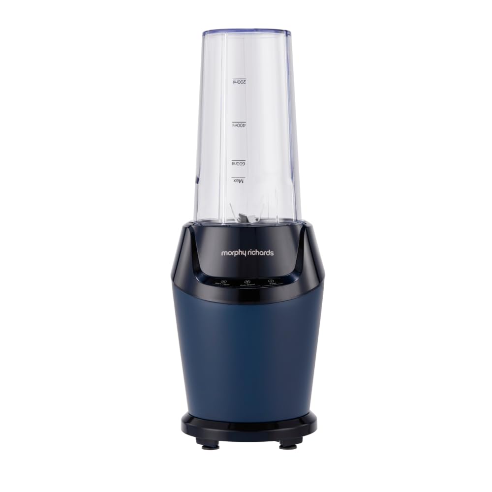 Morphy Richards Super Blender MUC-BKS2V 1000 W, 2 bols 700/500 ml, 3 modes, bleu midnight