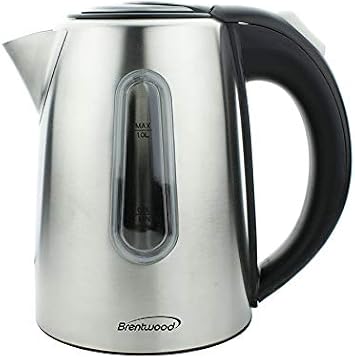 Brentwood 1-Liter Stainless Steel Cordless Electric Kettle (Blue) (KT1710BL)