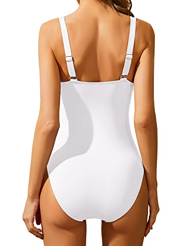 Aqua Eve Tummy Control Swimsuits for Women One Piece Bathing Suit Push Up Slimming Swimwear3