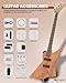 Leo Jaymz DIY Electric Bass Guitar Kits - Mahogany Body, Roasted Maple Neck and Laurel Wood Fingerboard - Fully Components Included