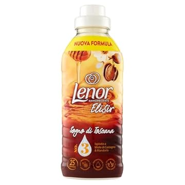 Lenor Ammorbidente Elisir Toscana 25 Lavaggi 252ml, 525ml