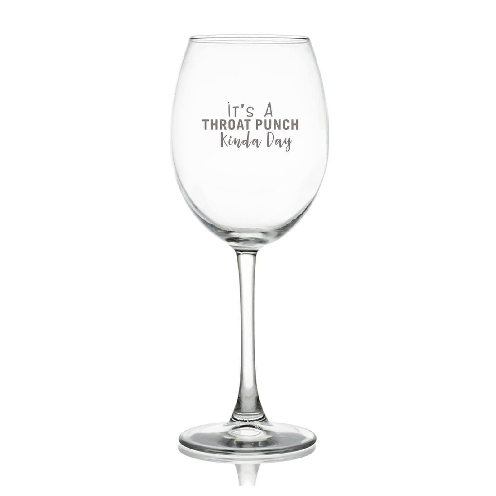 Verres à vin rouge humour pour décharger la pression du jour