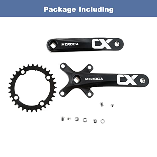 Petchor MOUNTAIN BIKE CRANKSET SQUARE TAPER Square Taper Crankset Mtb, Mountain Bike Single Speed Crankset thumb #3