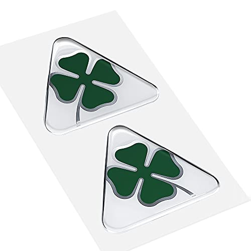 Alfa Romeo Adesivi 3D Ufficiali Quadrifoglio Verde...