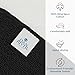 DAN RIVER 100% Cotton Washcloths 20 Pack Premium Quality Face and Body Cloth, Quick Dry Essential Towels for Bathroom, Hand, Kitchen & Cleaning, Baby Washcloths | 11X11 in | 400 GSM | Black+White