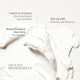 CBD Wärmende Salbe mit Soforteffekt | Hochdosierte Hanfcreme | Extra stark | Cannabis-Aktiv-Gel mit 500mg Cannabidiol, Chili & Ingwer | 100% vegan | CBDVITAL