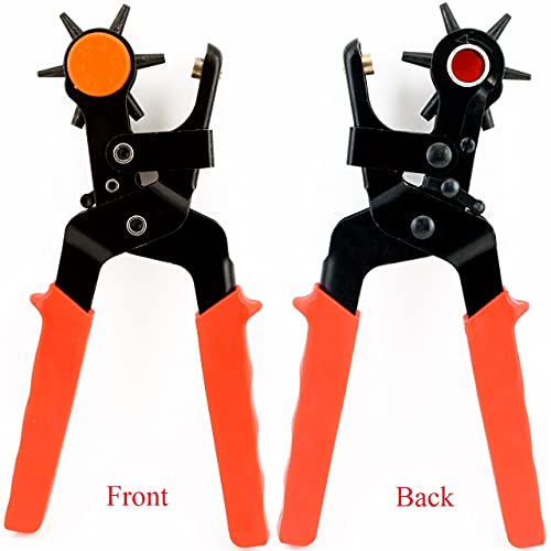 Tytroy Professional Heavy Duty 6-Size Hole Puncher for Leather Belts Handbags Watch-Bands