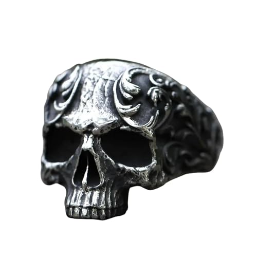 Generic New Men's Rings Retro Skull Head Gothic Punk Jewelry Gifts Vintage, 13