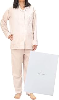 [こだわり安眠館] パジャマ レディース 【今治タオルのパジャマ】 ギフト箱セット 長袖 今治タオル 綿100％ タオル地 今治タオルブランドマーク付き 上下セット ルームウェア 春 夏 秋 婦人 ギフト プレゼント ≪母の日ギフトに最適≫