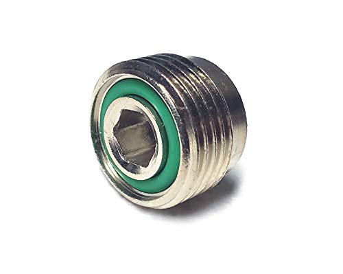 METALSUB Adattatore DIN/INT valvola in viton, per apparecchiature Nitrox.