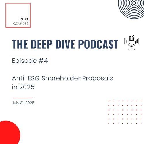 Page de couverture de Anti-ESG Shareholder Proposals in 2025 - July 31, 2025
