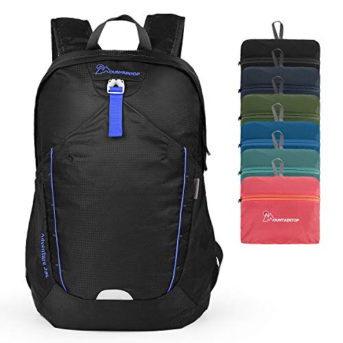 MOUNTAINTOP Mochila plegable ligera de 28 litros  unisex  resistente al agua  para viajes