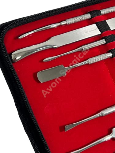 German Stainles Dental Periosteal Elevator Set Of 7 Dental Implant Curette #TOP1