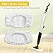 Ximoon Reusable Mop Pads Replacement Washable Mop Head for Oreck Steamer Mop - 6 Pack