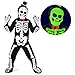 Morph Costumes - Glow In The Dark Skeleton Costume Kids - Boy Skeleton Costume Glow In The Dark - Kids Skeleton Costume Glow In The Dark - Size S