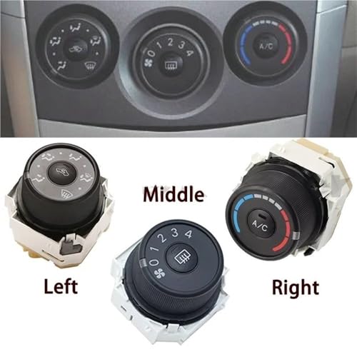 Bouton de commande climatisation gauche pour Toyota Corolla 2009-2013 - 2