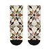 LMXFCSR Colorful DiamondBreathable Ankle Socks for Women And Men - Comfortable Stretchable Casual Socks, Fashion Color-Block Design, Lightweight for Home, Office, Daily Wear & Gift Giving