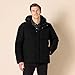 Amazon Essentials Men's Mid-Length Hooded Puffer Coat (Available in Big & Tall), Black, Medium