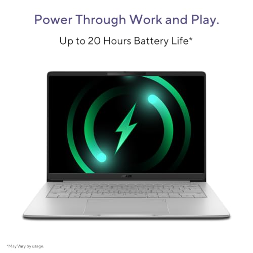 Image of ASUS Chromebook CM1405 (2026), Smartchoice, MediaTek Kompanio 540 Processor, 4GB RAM, 64GB SSD, FHD, 14 inch(35.5 cm), 60Hz, Chrome OS, Pure Grey, 1.37 Kg, CM1405CM4A-S60034, Thin & Light Laptop