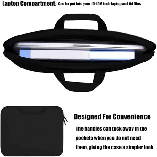 Funda protectora suave para portátil con absorción de impactos y maletín 5