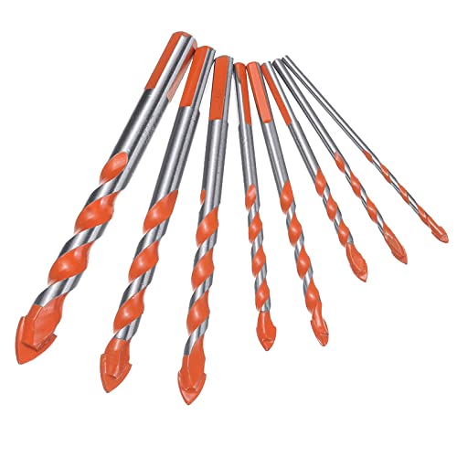 NUSHKI 8 piezas Brocas Multifuncionales para Perforador: para Cerámica, Vidrio, Mármol, Azulejo y Pared miniatura 5