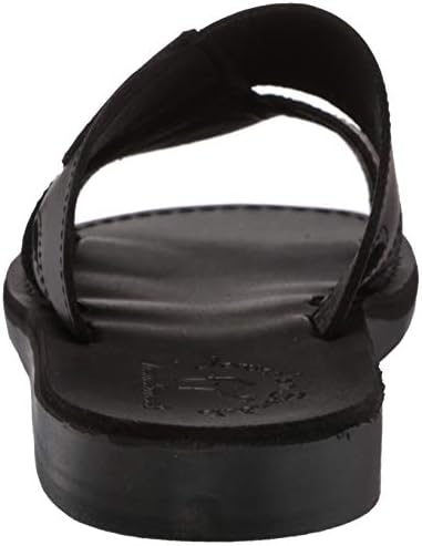 Mateo - Leather Open Toe Slide Sandal - Mens Sandals | Image 2