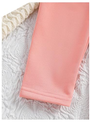 Girl's Hoodies Long Sleeve Curved Hem Hooded Long Sweatshirts Pullover with Pocket4