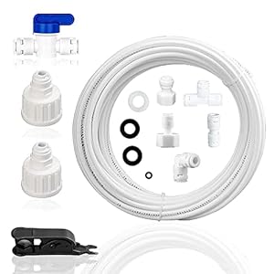 Jiahuade Kühlschrankschlauch Universal Anschluss-Set