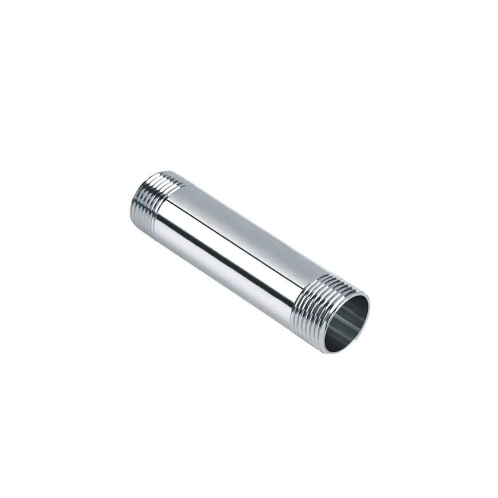 Raccordi Per Tubo In Acciaio Inox SS304 Filettati BSP 1/2" X 12 Mm - Adattatore A Spina Per Linee Aria, Acqua, Carburante