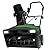 Prostormer 20-Inch Corded Electric Snow Blower, 15-Amp Motor, 30ft Throw Distance, 180° Chute Rotation & LED Light, Clears Driveways & Sidewalks Effortlessly