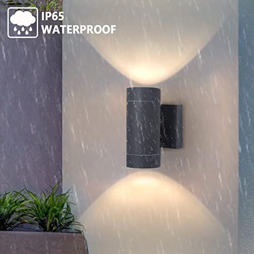 EBION Outdoor Wall Lights,IP65 Waterproof Up and Down Outside Lights Mains Powered - Image 2