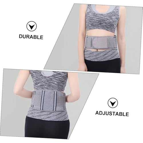 Faja lumbar FRCOLOR soporte ajustable plateada miniatura 3