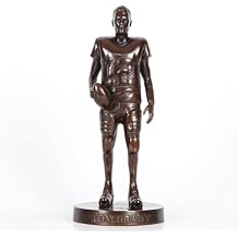 Bronze Tom Brady Statue Sculpture Famous American Sport Star Collectible Figurine 10 Inches