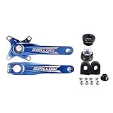 mtb kurbel wechseln  SMLLOW Kurbelgarnitur Fahrrad, Fahrrad Kurbelarm Set, MTB Kurbelgarnitur Aluminiumlegierung 170 mm 104 BCD mit Tretlager-Kit und Kettenblattschrauben Kompatibel mit 7/8/9/10 Speed Bicycle