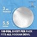 Hookah Foil with Holes, Aluminum Foils Pre-Punched, Heavy Duty Aluminum Foil Cover for Hookah Bowl Accessories (100 Foil Sheets).